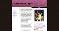 Desktop Screenshot of fairefolkcorgis.com